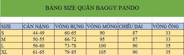 3 baggy pando