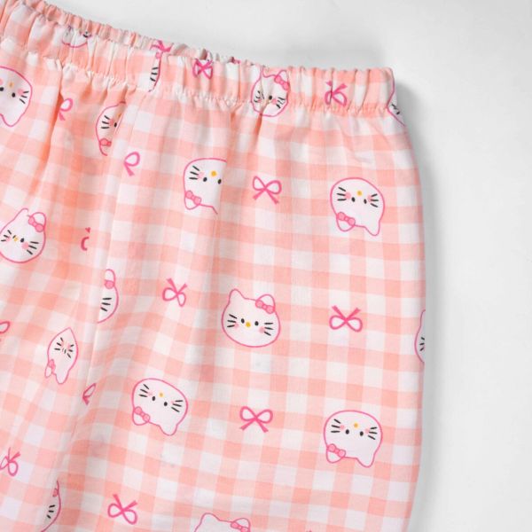 Bộ mặc nhà pyjama dài tay bé gái Pando