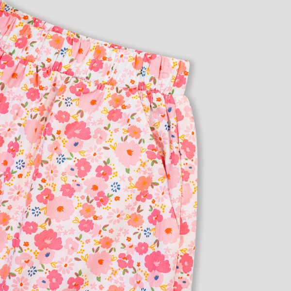 Bộ mặc nhà bé gái Pyjama cộc tay Pando