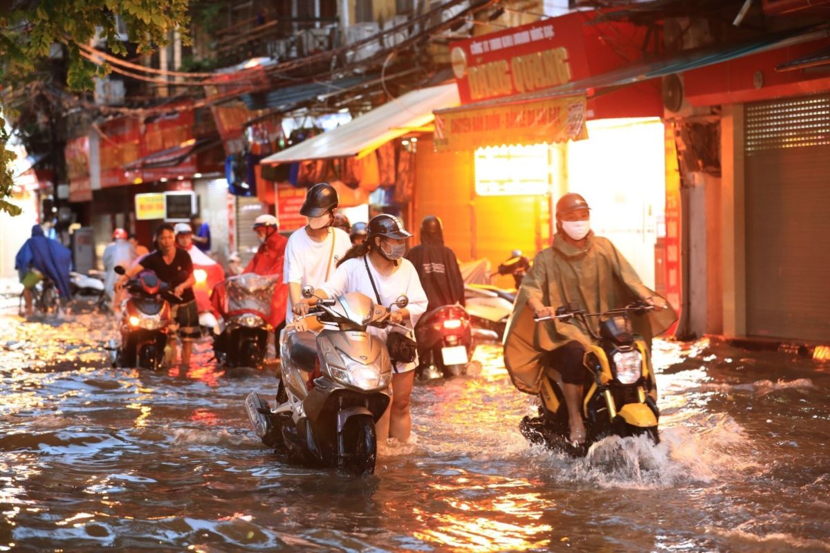 Hà nội hay ngập do đâu?