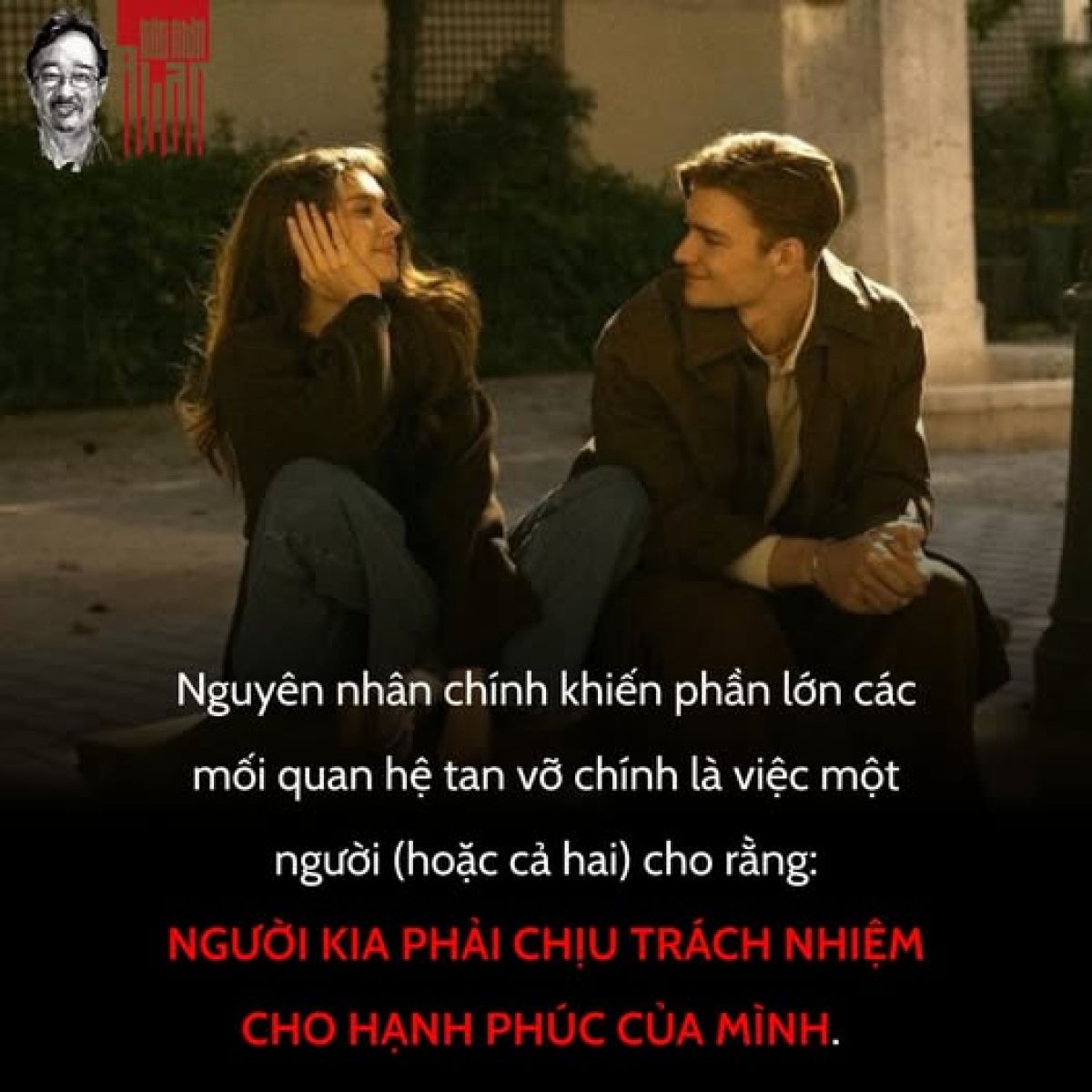 Một mối quan hệ chỉ đạt được hạnh ph&uacute;c thật sự khi kh&ocirc;ng ai phải g&aacute;nh cảm x&uacute;c của ai
